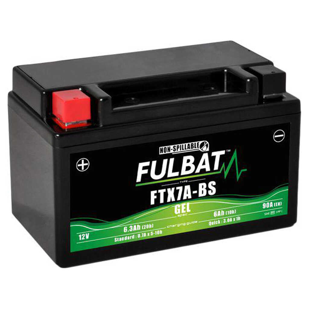 Fulbat Gel Battery - FTX7A-BS