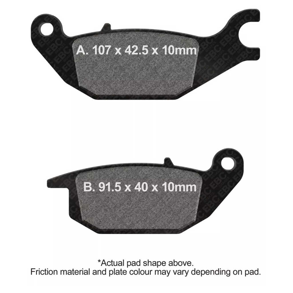 EBC Disc Pad Set - Double-H Sintered - FA343HH
