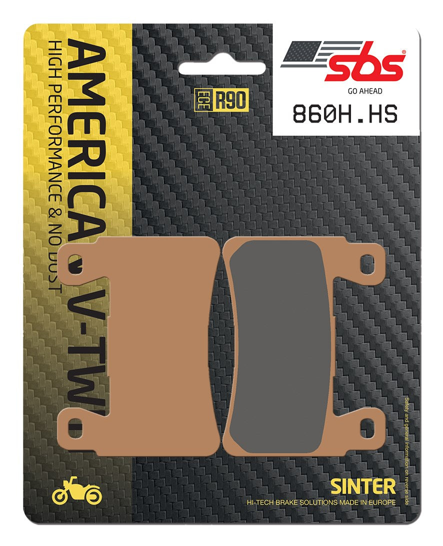 SBS FRICTION - Sinter Front H-D Brake Pads - 860H.HS-