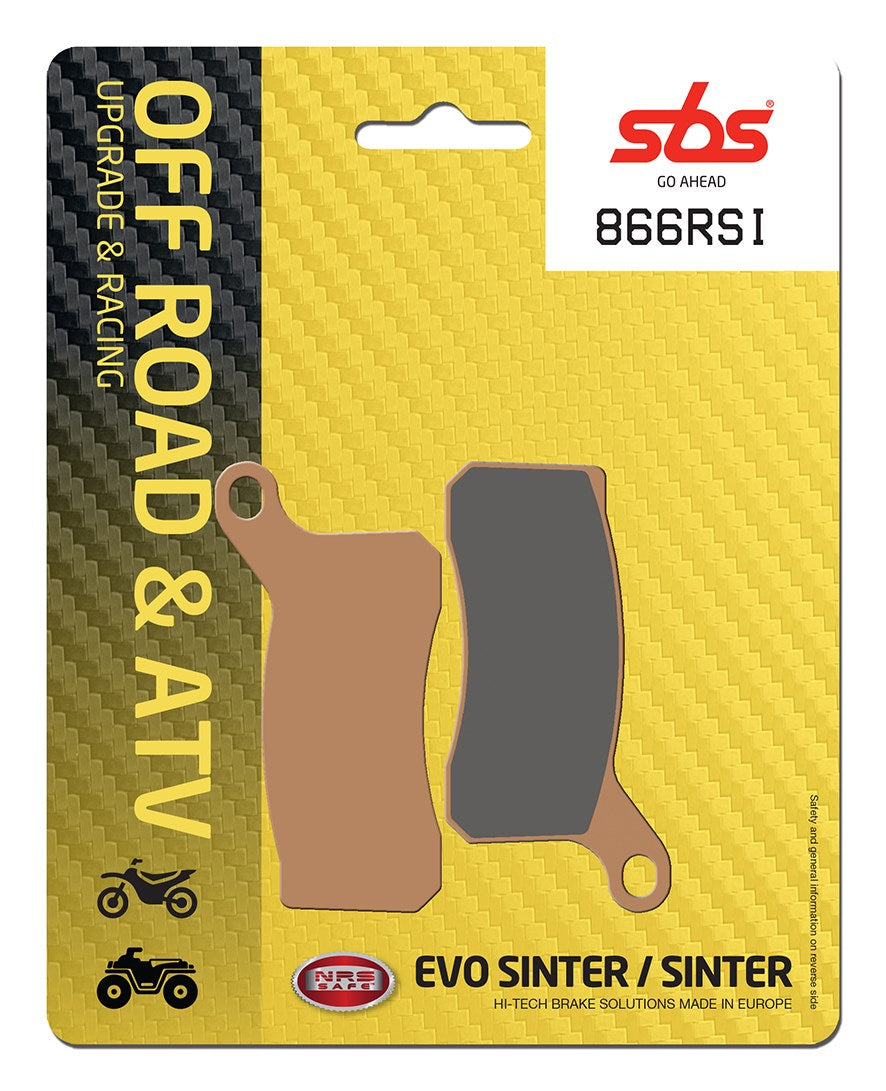 SBS FRICTION - Racing Sinter Off Road Front Brake Pads - 866RSI-