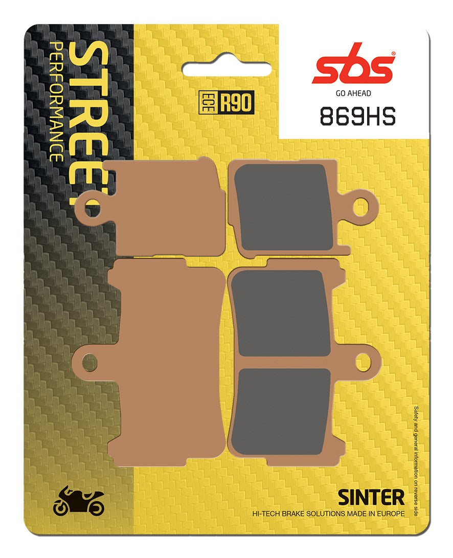SBS FRICTION - Sinter Front Brake Pads - 869HS-