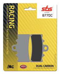 SBS FRICTION - Dual Carbon Front Brake Pads - (Track Use) - 877DC-