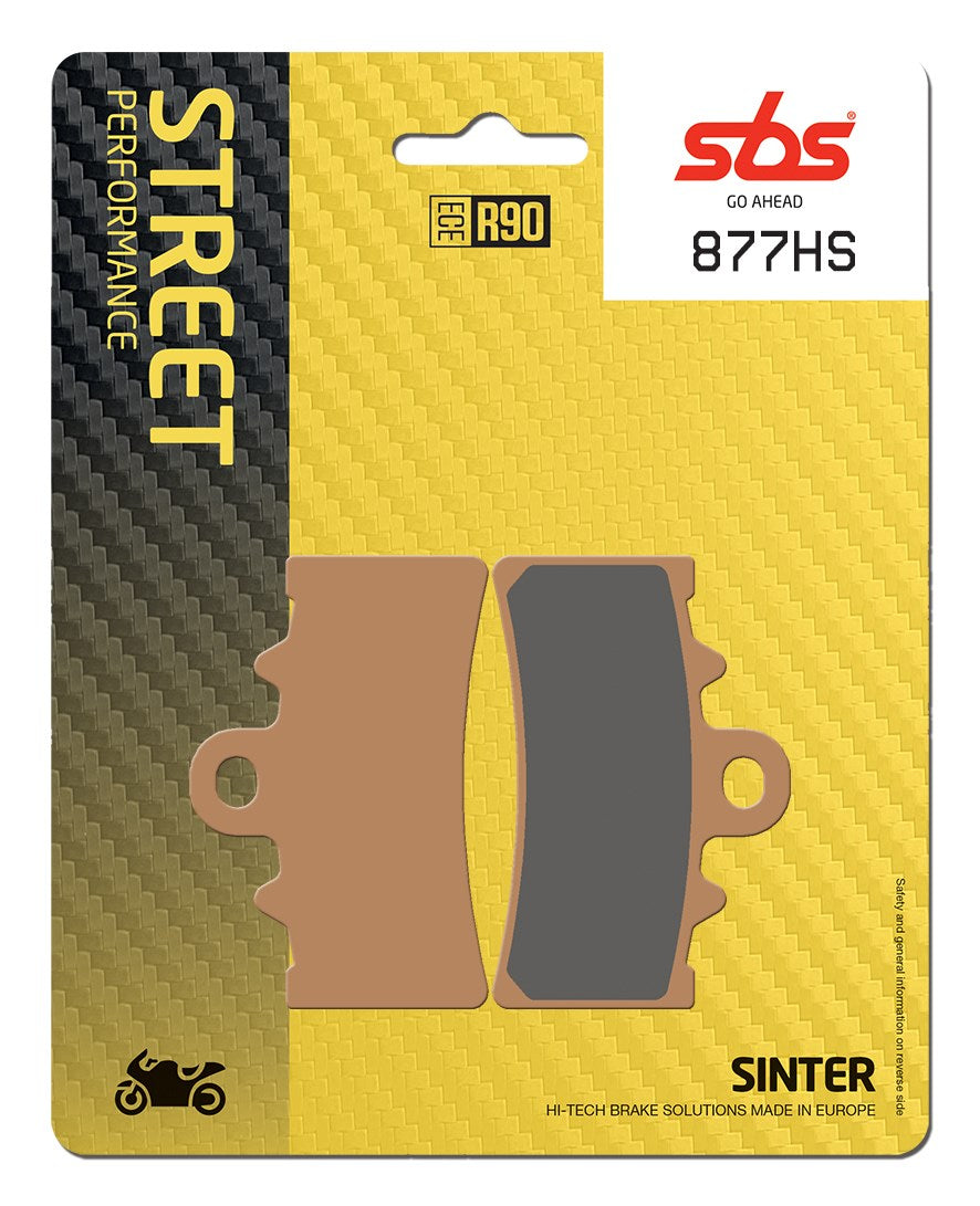SBS FRICTION - Sinter Front Brake Pads - 877HS-
