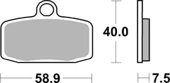 SBS FRICTION - Road Sport & Track Sinter Front Brake Pads - 885RST-
