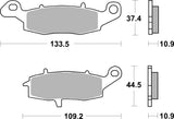 SBS FRICTION - Ceramic Rear Brake Pads - 886HF-