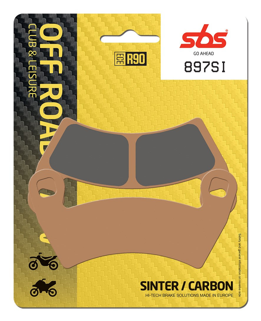 SBS FRICTION - Sinter Front / Rear Off Road Brake Pads - 897SI-