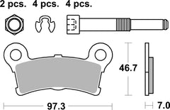 SBS FRICTION - Sinter Rear H-D Brake Pads - 904H.LS-