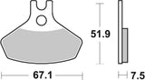 SBS FRICTION - Sinter Off Road Front Brake Pads - 907SI-