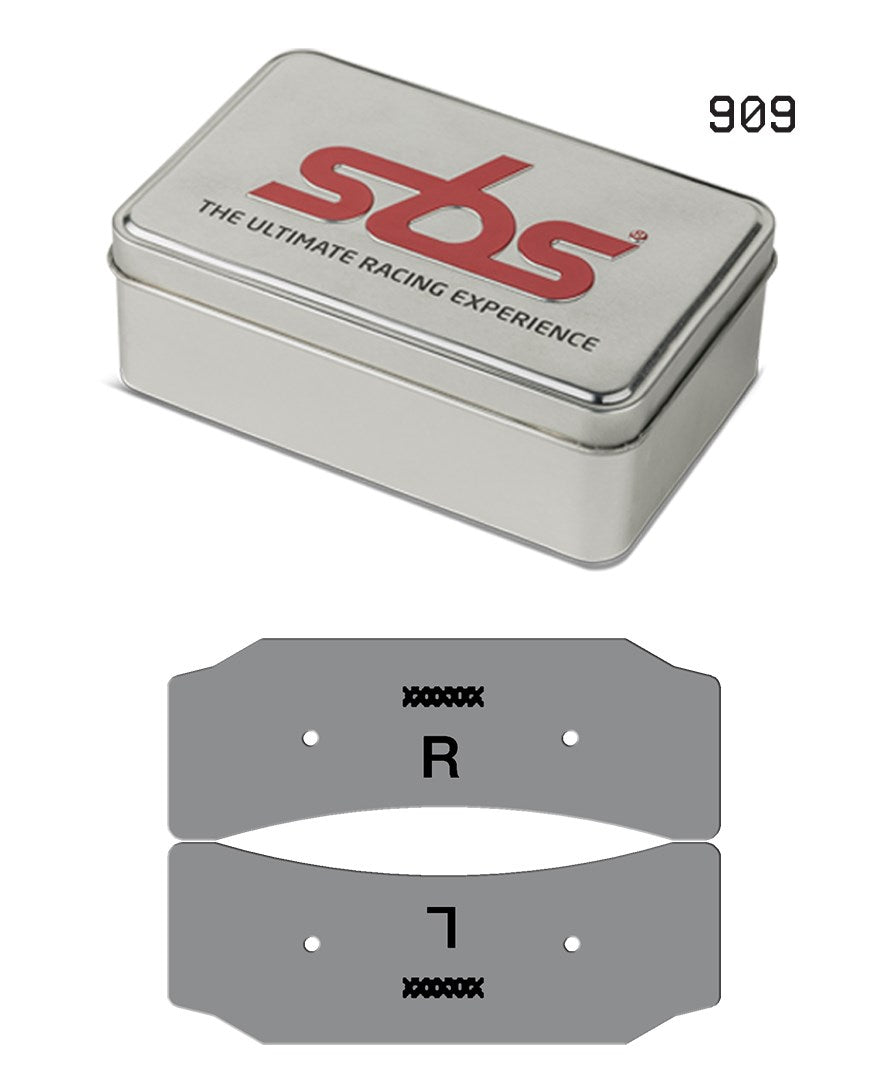 SBS FRICTION - Dual Sinter Front Racing Brake Pads - Moto2, 3 & WSBK SPEC - 909DS-