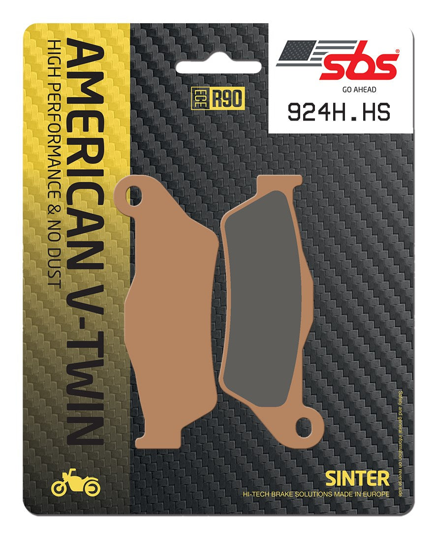 SBS FRICTION - Sinter Front H-D Brake Pads - 924H.HS-