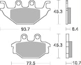 SBS FRICTION - Sinter Rear H-D Brake Pads - 930H.LS-