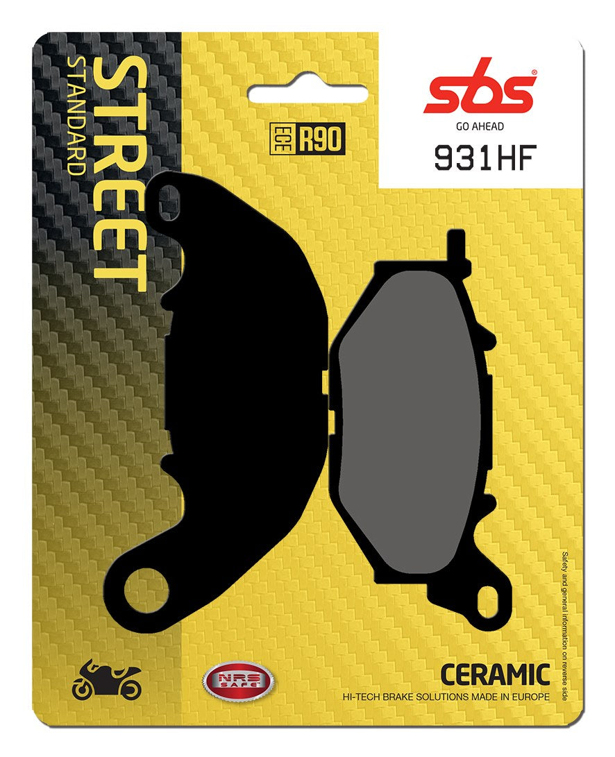 SBS FRICTION - Ceramic Front Brake Pads (SBS 229) - 931HF-