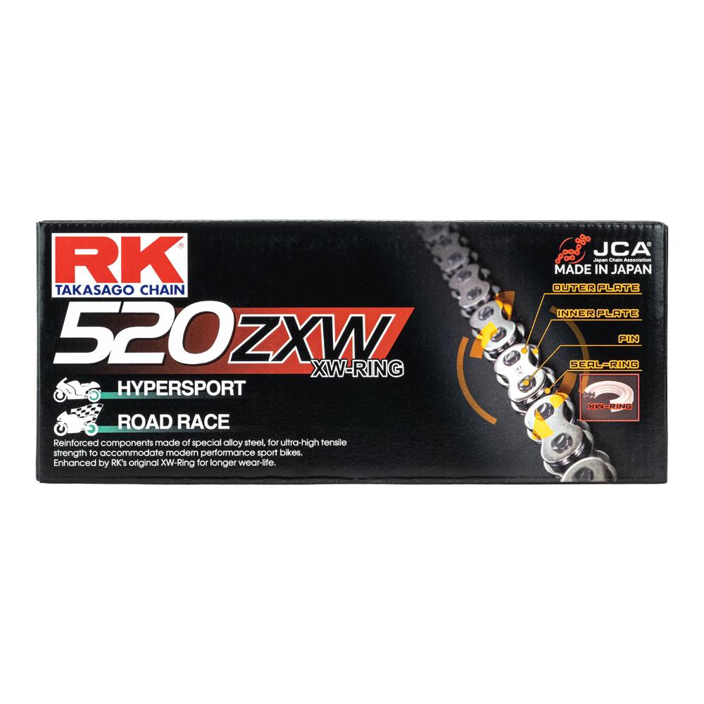 RK CHAIN 520ZXW - 130 LINK - NATURAL - 12-52Z-130