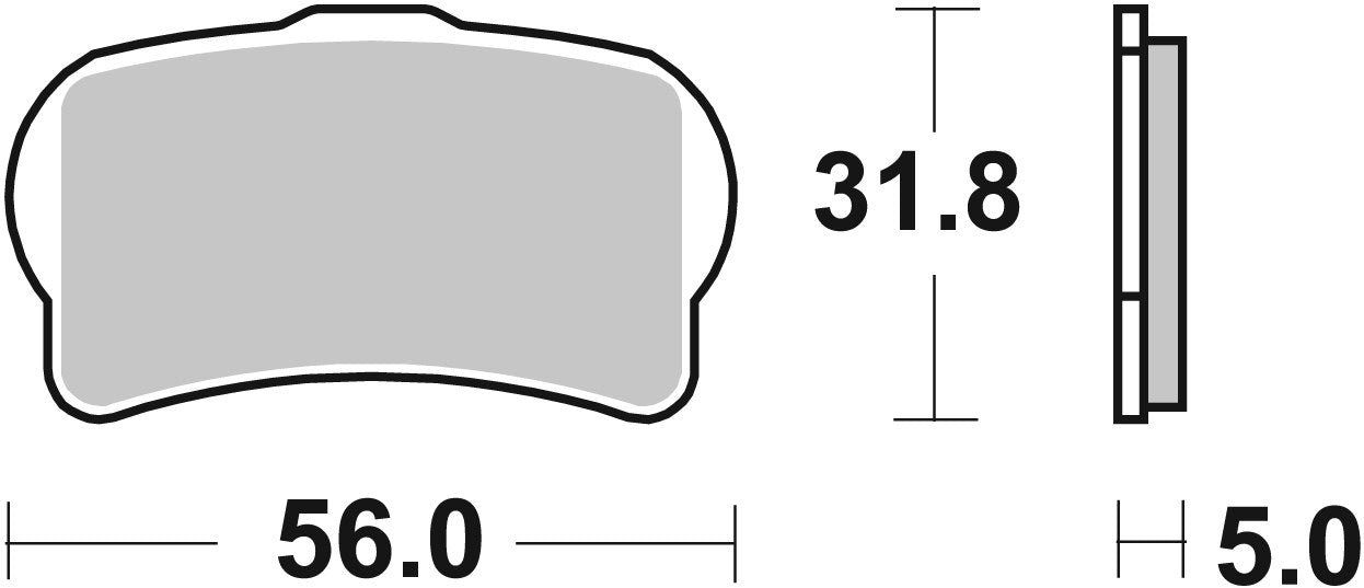 SBS FRICTION - Ceramic Front Brake Pads - 939HF-