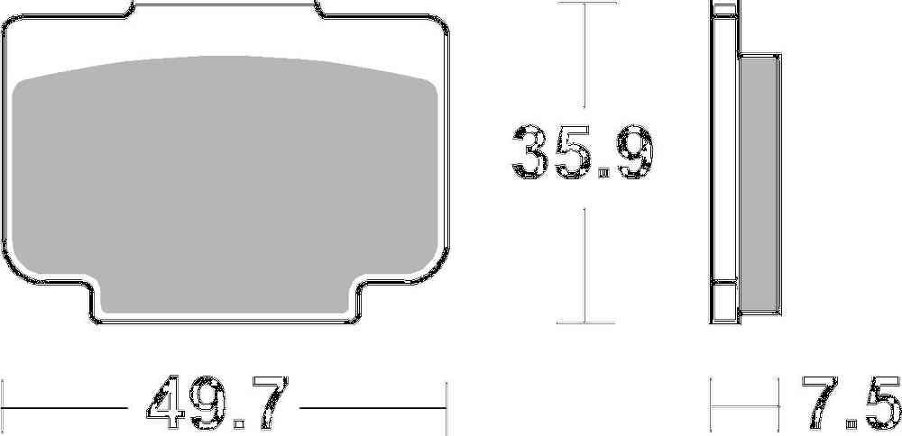SBS FRICTION - Sinter Rear Brake Pads - 941LS-