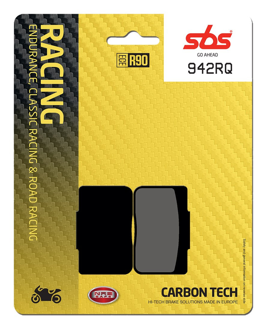 SBS FRICTION - Carbon Tech Racing Rear Brake Pads - 942RQ-