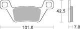 SBS FRICTION - Racing Sinter Off Road Front Brake Pads - 945RSI-