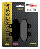 SBS FRICTION - Carbon Tech Rear H-D Brake Pads - 949H.CT-