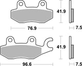 SBS FRICTION - Dual Sinter Front Racing Brake Pads - Moto2, 3 & WSBK SPEC - 955DS2-
