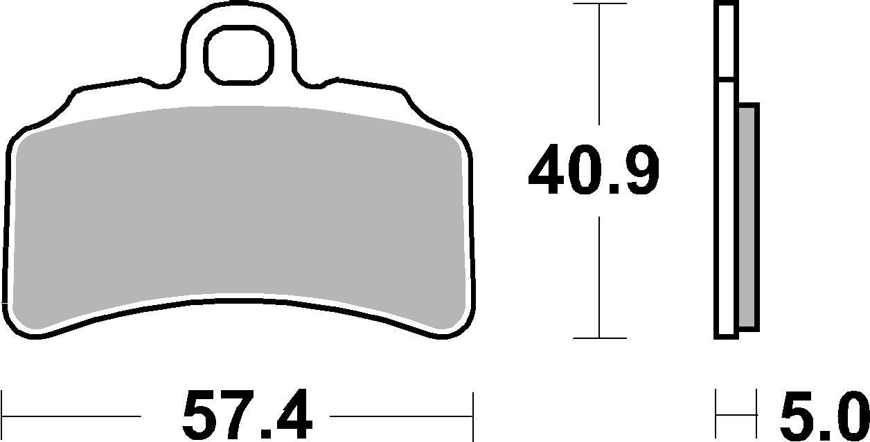 SBS FRICTION - Racing Sinter Off Road Front Brake Pads - 963RSI-
