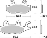 SBS FRICTION - EVO Sinter ATV Rear Brake Pads - 973PSI-