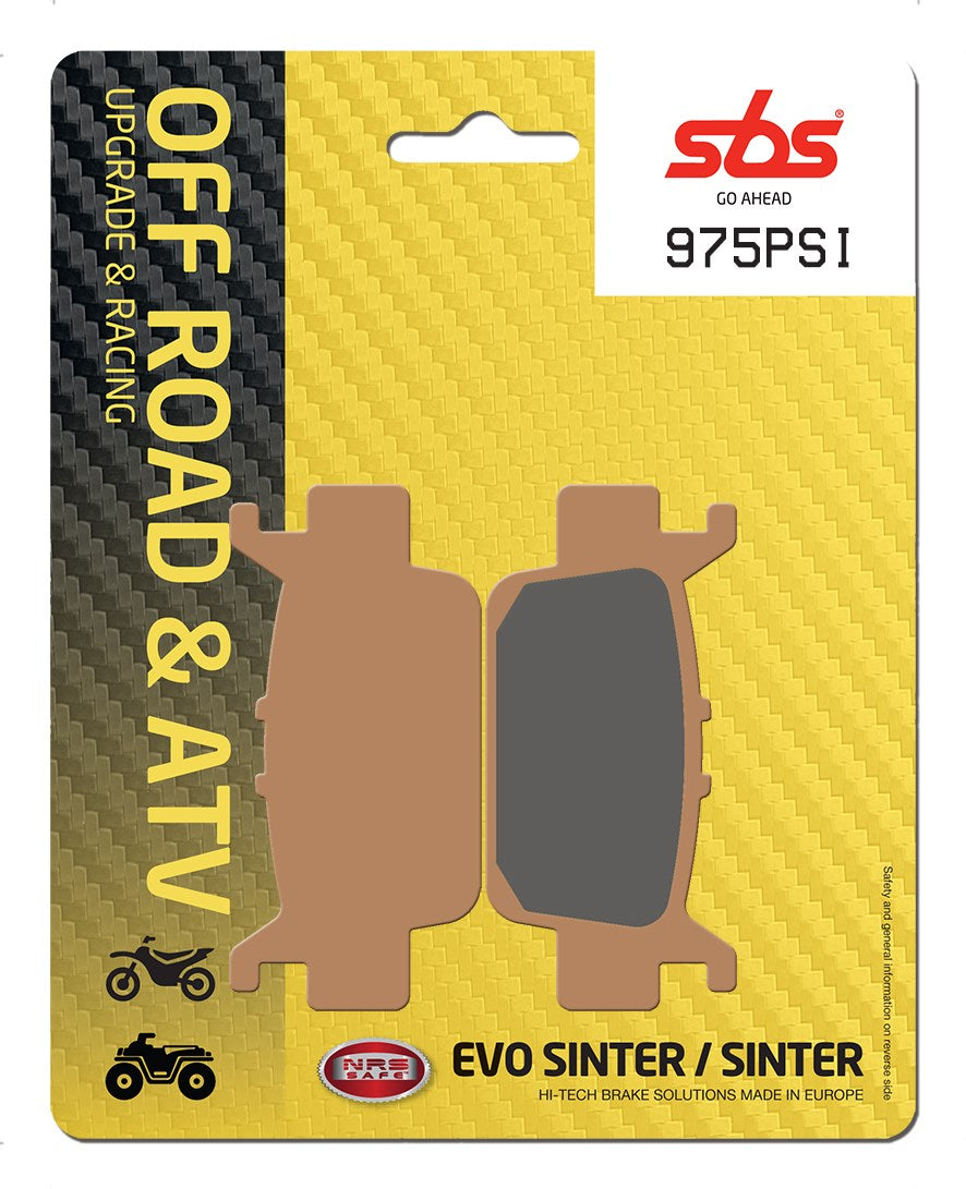 SBS FRICTION - Evo Sinter Rear ATV Brake Pads - 975PSI-