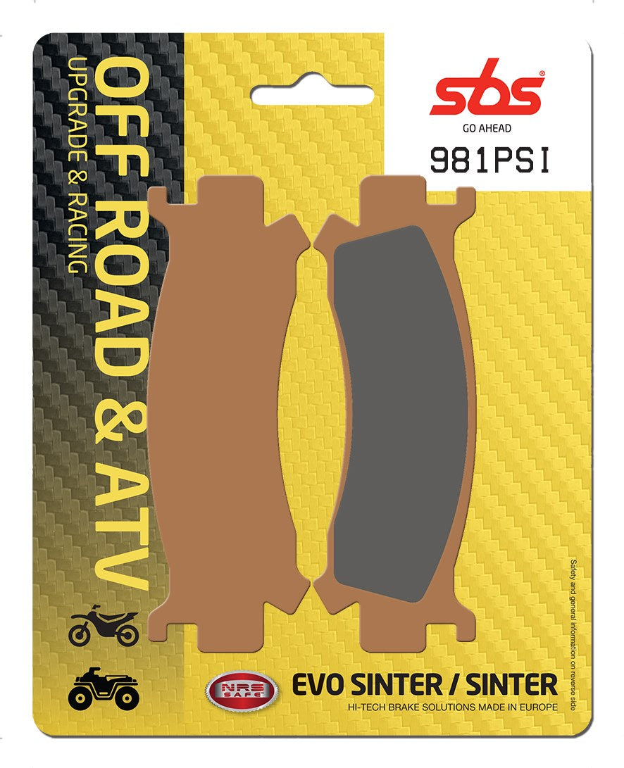SBS FRICTION - Evo Sinter Front ATV Brake Pads - 981PSI-