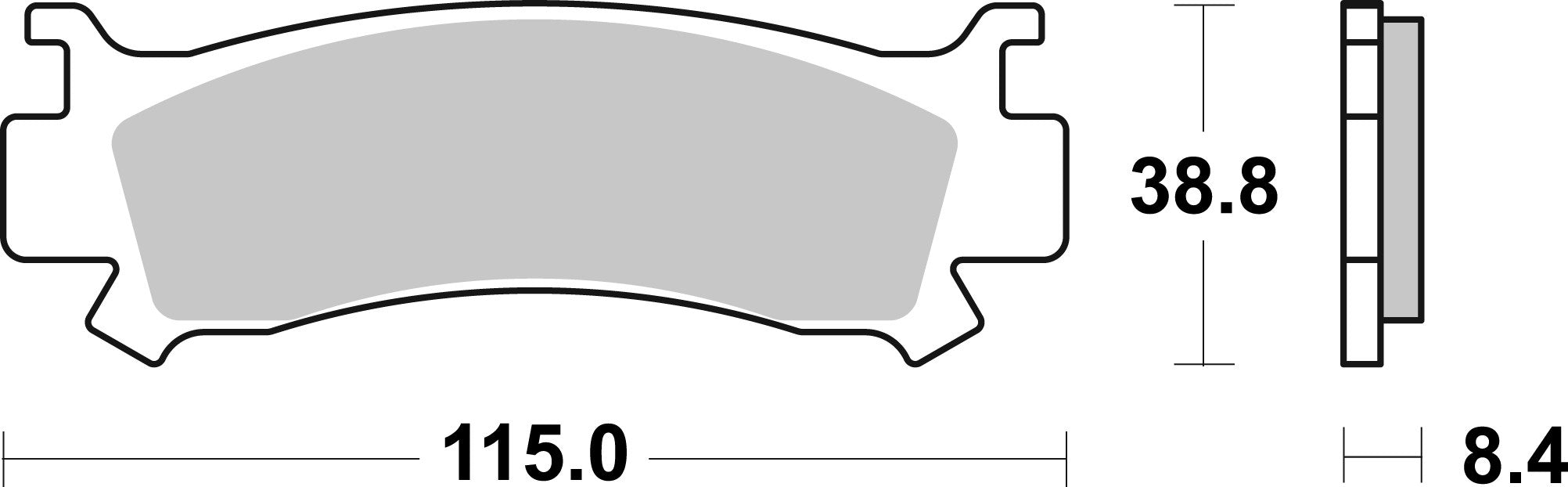 SBS FRICTION - Racing Sinter Off Road Front Brake Pads - 981RSI-
