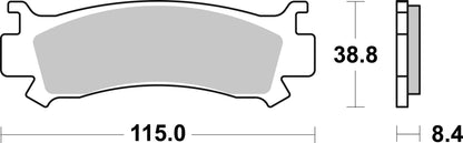 SBS FRICTION - Racing Sinter Off Road Front Brake Pads - 981RSI-