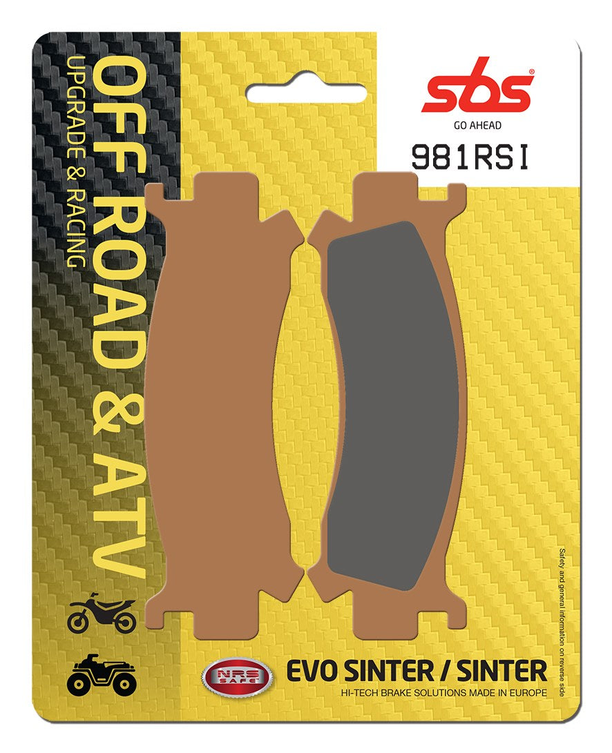 SBS FRICTION - Racing Sinter Off Road Front Brake Pads - 981RSI-