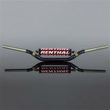 RENTHAL TWINWALL H/BAR YAM YZ 07-23 / YZF 07-17 (602 BEND) BLK W/BAR PAD