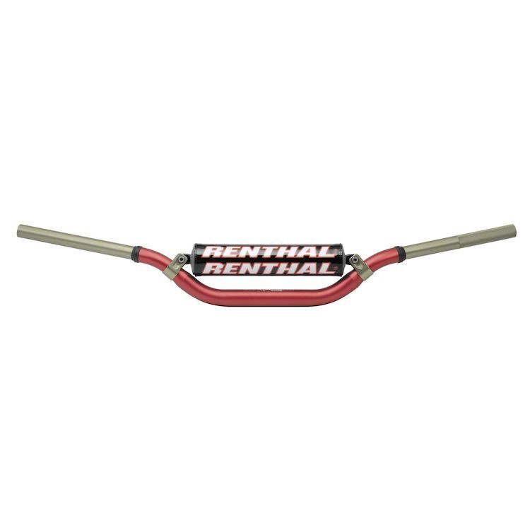 RENTHAL TWINWALL H/BAR STEWART/VILLOPOTO RED W/BAR PAD (996-01-RD-07-185)