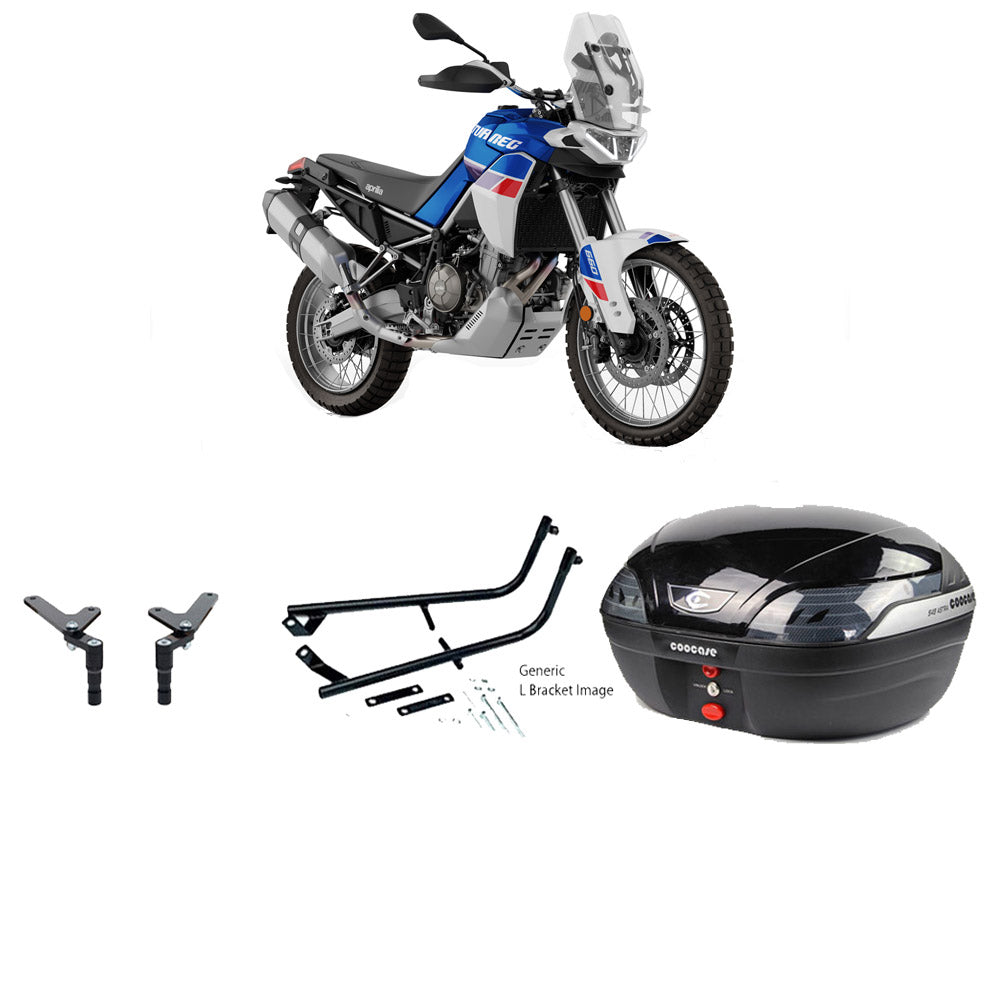 S48 Astra Black Topbox Kit TUAREG 660 21-25 - A021S48BPBLK