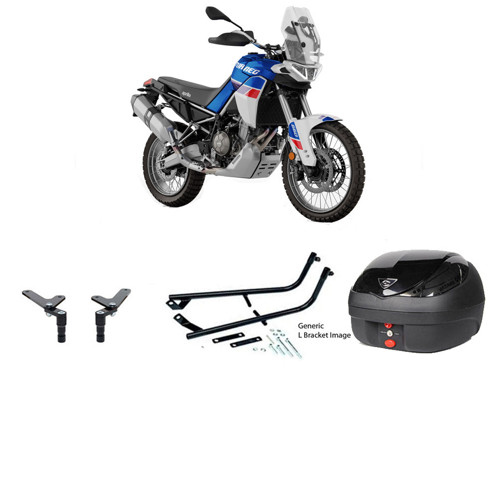 V36 Wizard Black Topbox Kit TUAREG 660 21-25 - A021V36BPBLK
