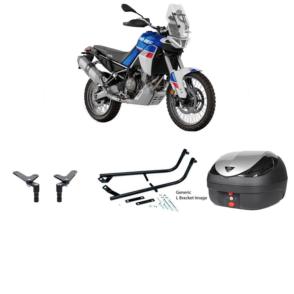 V36 Wizard Silver Topbox Kit TUAREG 660 21-25 - A021V36BPSIL