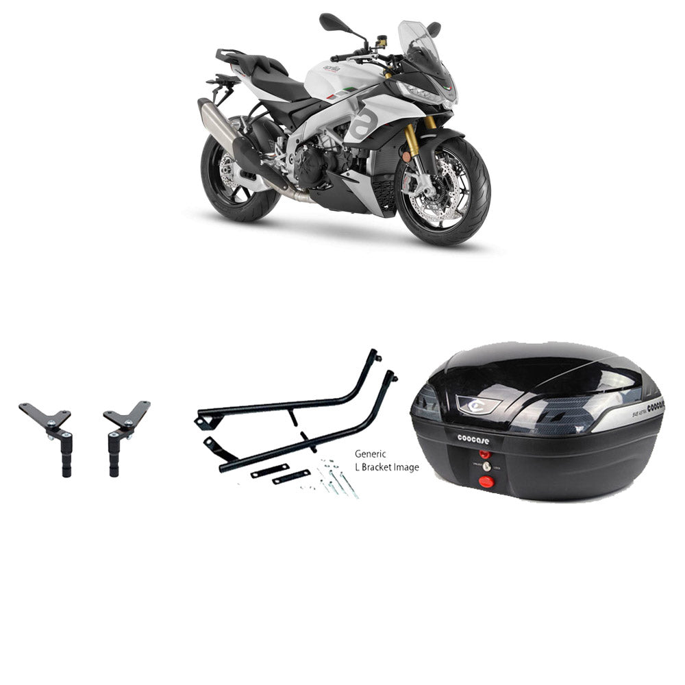 S48 Astra Black Topbox Kit TUONO 1100 V4 21-25 - A022S48BPBLK