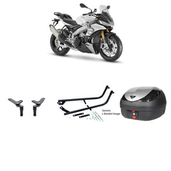 V36 Wizard Silver Topbox Kit TUONO 1100 V4 21-25 - A022V36BPSIL