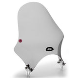 GIVI SCREEN UNI WITH KIT SMOKED 37hX35w