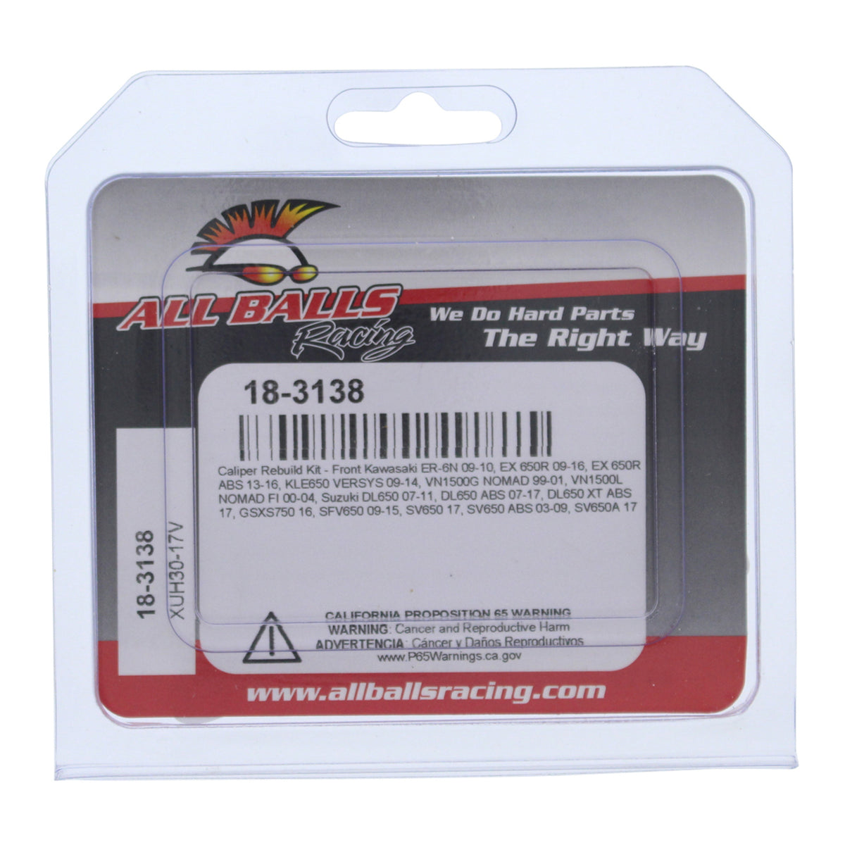 All Balls Racing Calliper Rebuild Kit (18-3138)
