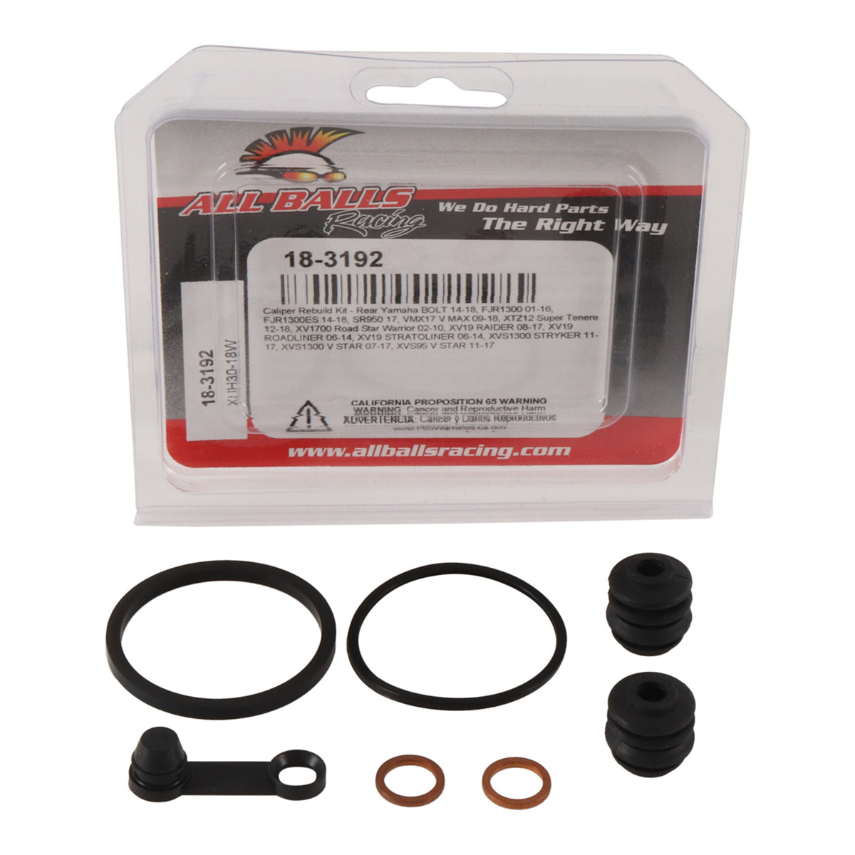 All Balls Racing Calliper Rebuild Kit (18-3192)