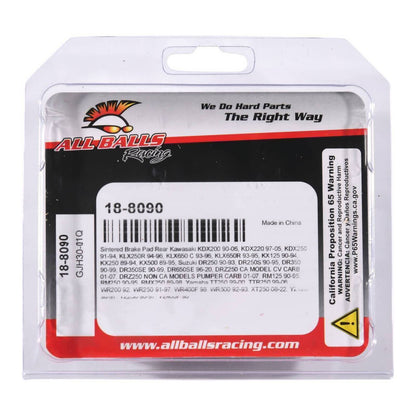 Sintered Brake Pad Rear 18-8090