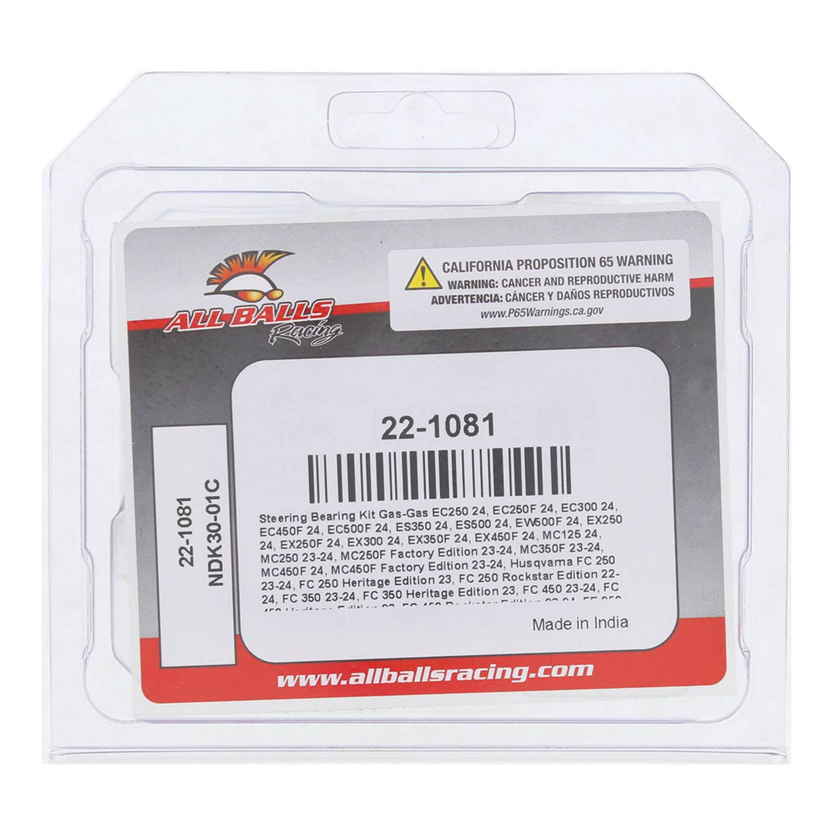 Steering Bearing and Seal Kit 22-1081