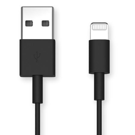 USB-A TO LIGHTNING CABLE - 20CM FOR CHARGER