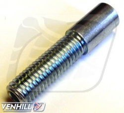 STEEL ADJ SCREW M8 x 1.25 x 25mm CRIMPED - ACS825