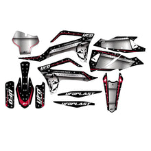 UFO Gas Gas Decals Kit MC 125-250/MC-F 250/350/450 21-23 Stardust BLK