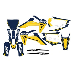 UFO Husky Decals Kit TC 125/250/FC 250/350/450 19-22 Stokes BLU