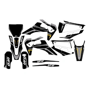 UFO Husky Decals Kit TC 125/250/FC 250/350/450 19-22 Apodis BLK