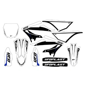 UFO Yamaha Decals Kit YZ 125/250 23 Stokes (WHT)