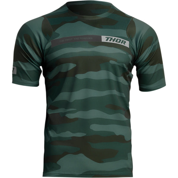 Assist Jersey SS Camo Green XS 5020-0019