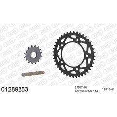 AFAM CHAIN SPROCKET KIT STEEL YAMAHA YZF-R1/ M 2015-2022 [SPC01]